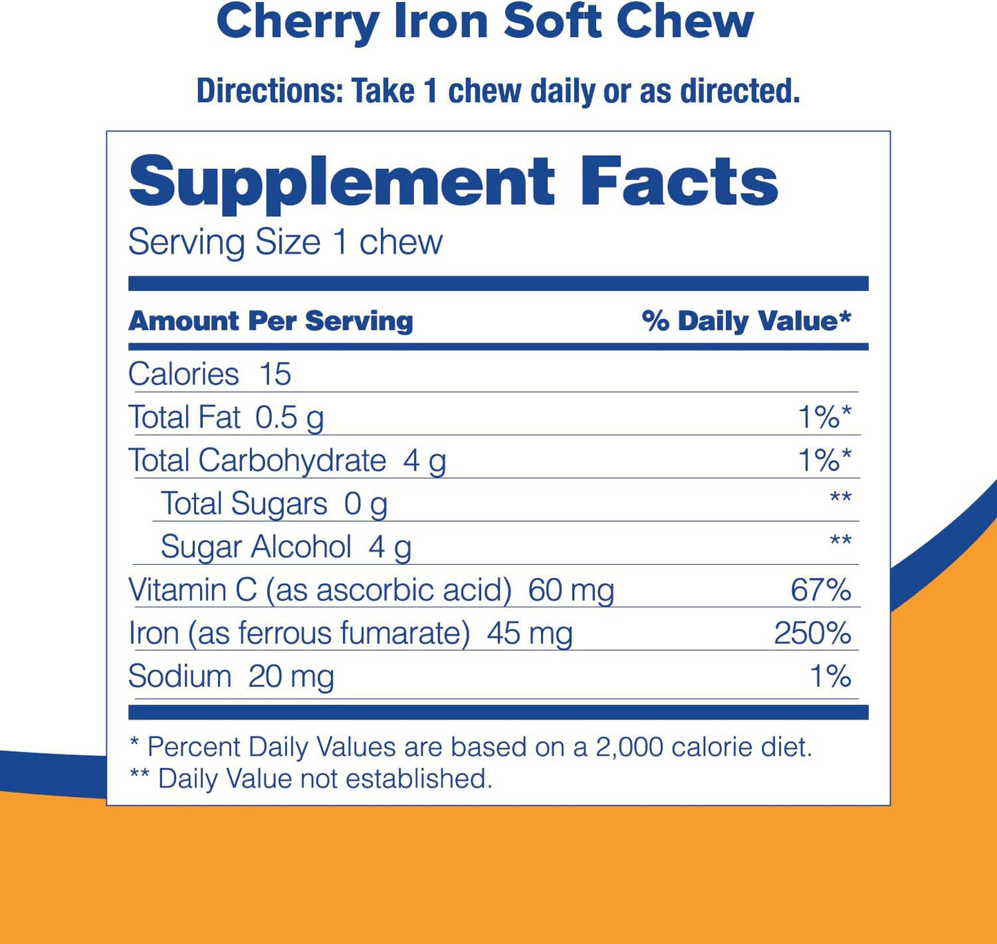 Iron Soft Chews