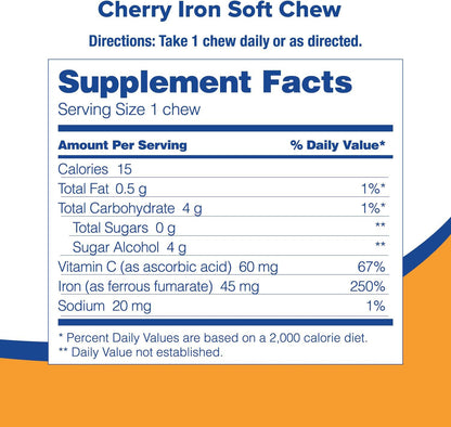 Iron Soft Chews